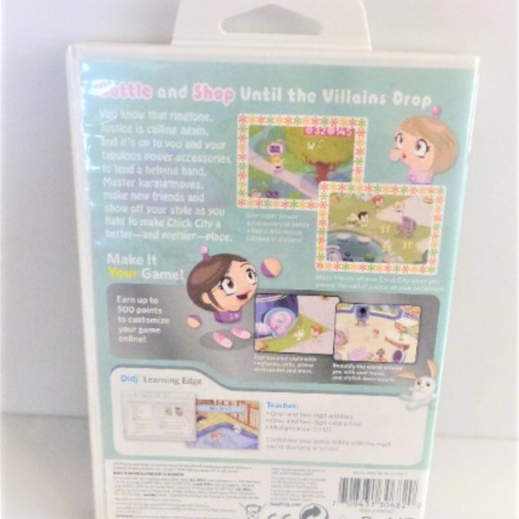 DiDji Gaming System Leap Frog SUPER CHICKS Make Friends Shop World Math Facts - Picture 2 of 9